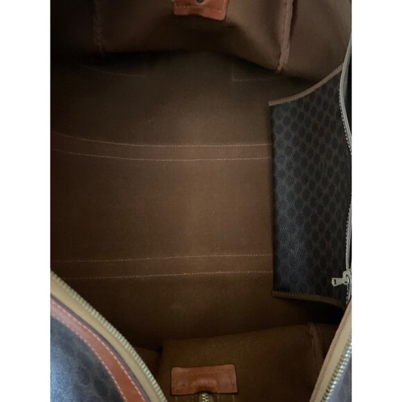 Vintage Céline Macadam Duffle Bag Large Travel Boston Weekender w/Lock & Key - Picture 8 of 16